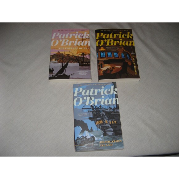 Lot Of Three Patrick O'Brian Paperback Books The Aubrey Maturian Series Ships - Picture 1 of 3